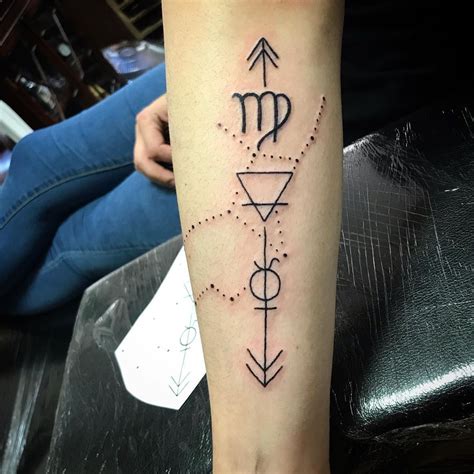 tattoo of virgo zodiac sign